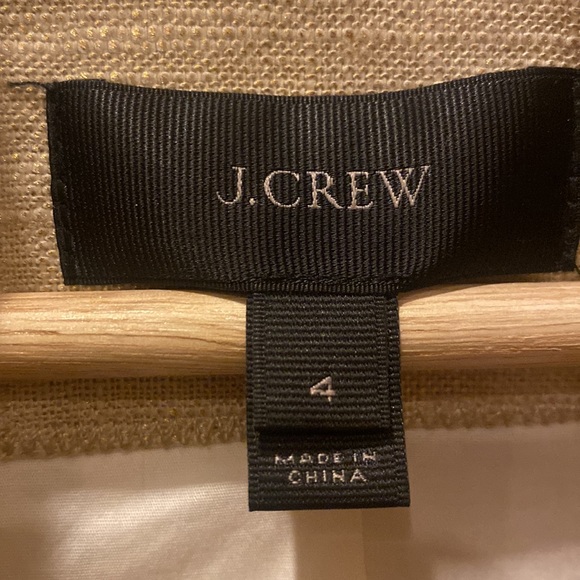 J.Crew Linen Metallic Blazer - Picture 5 of 12